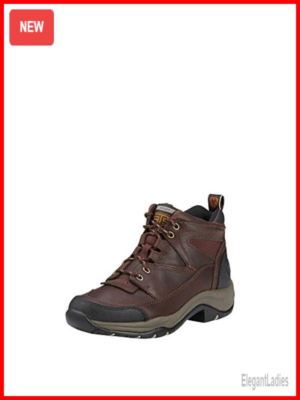 Full Grain Leather Hiking Boots Round Toe Ankle High Outdoor Trekking